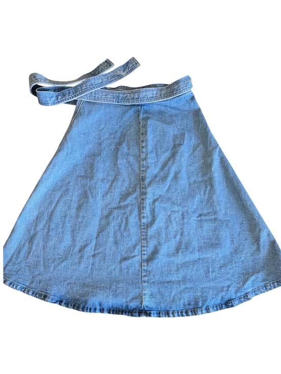 Kate Spade Denim Wrap Midi Skirt Size 0 - Picture 5 of 9